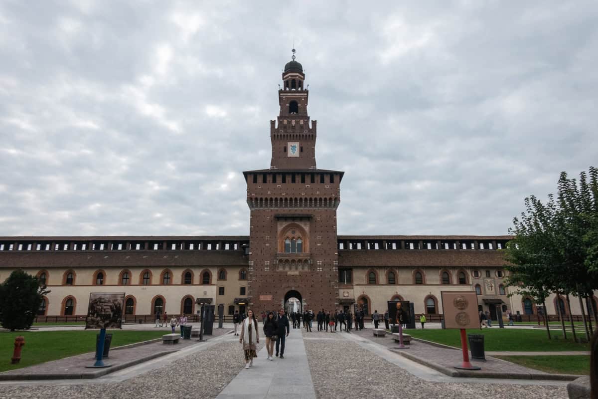 Castello Sforzesco Courtyards