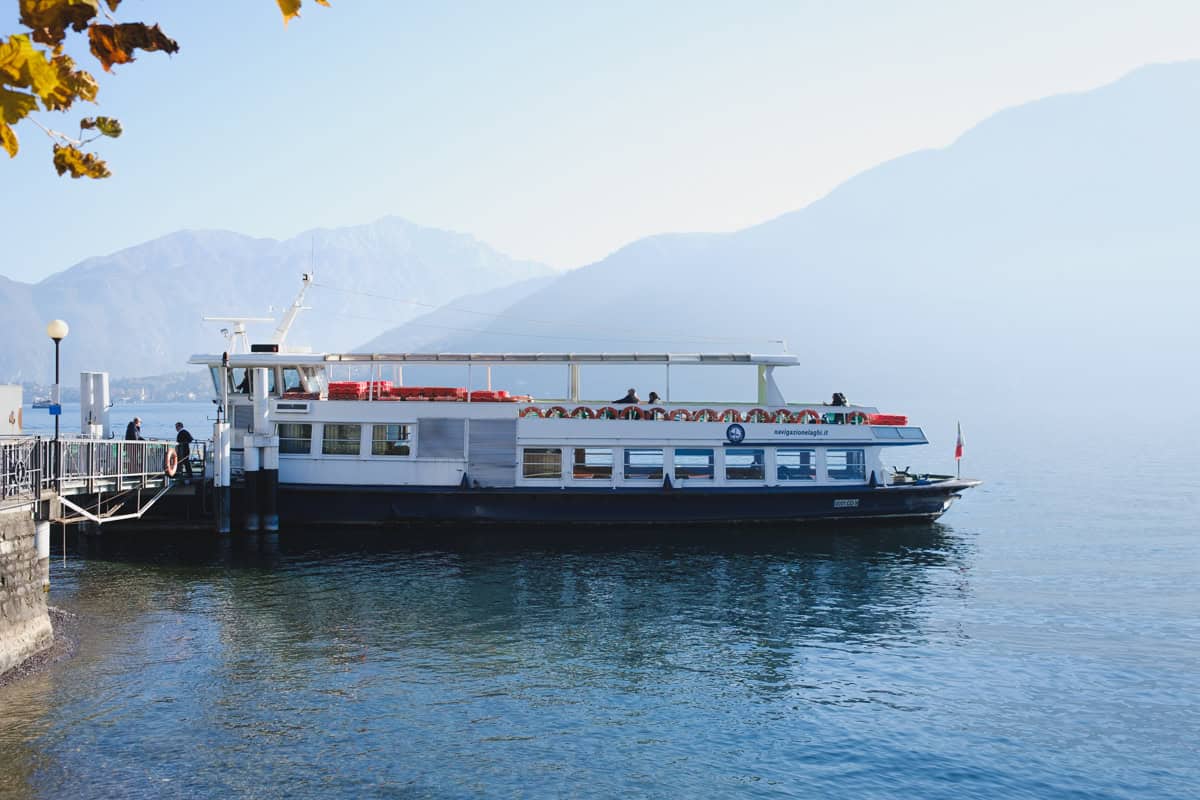 A standard ferry, which has open air seats